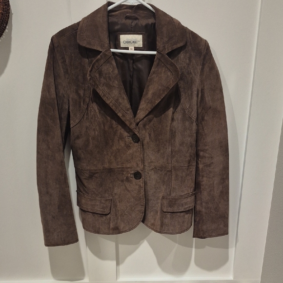 Cherokee Jackets & Blazers - Vintage Cherokee Brown Leather Women's Blazer